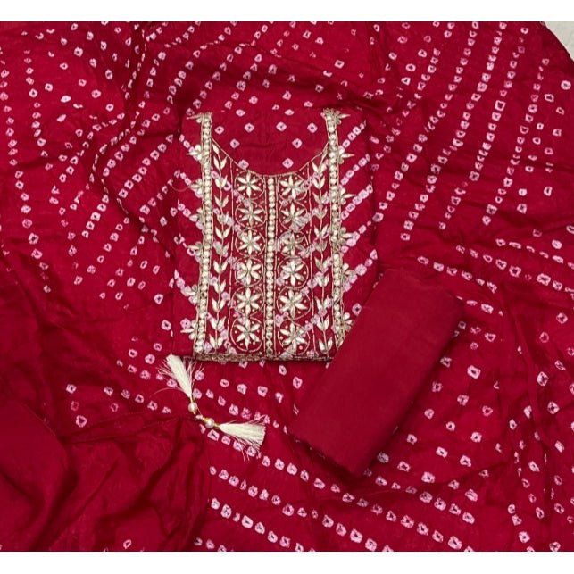 Pure Organza Suit Set with thread work - Yanchi