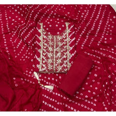 Pure Organza Suit Set with thread work - Yanchi