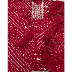 Pure Organza Suit Set with thread work - Yanchi