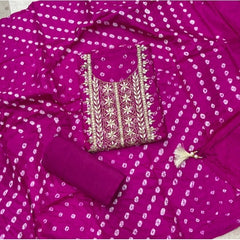 Pure Organza Suit Set with thread work - Yanchi
