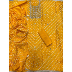 Pure Organza Suit Set with thread work - Yanchi