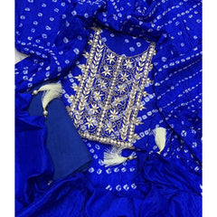 Pure Organza Suit Set with thread work - Yanchi