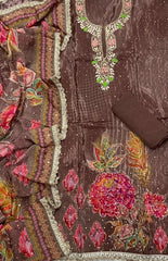 Pure Organza Suit Set with Zari & sequence Work - Yanchi