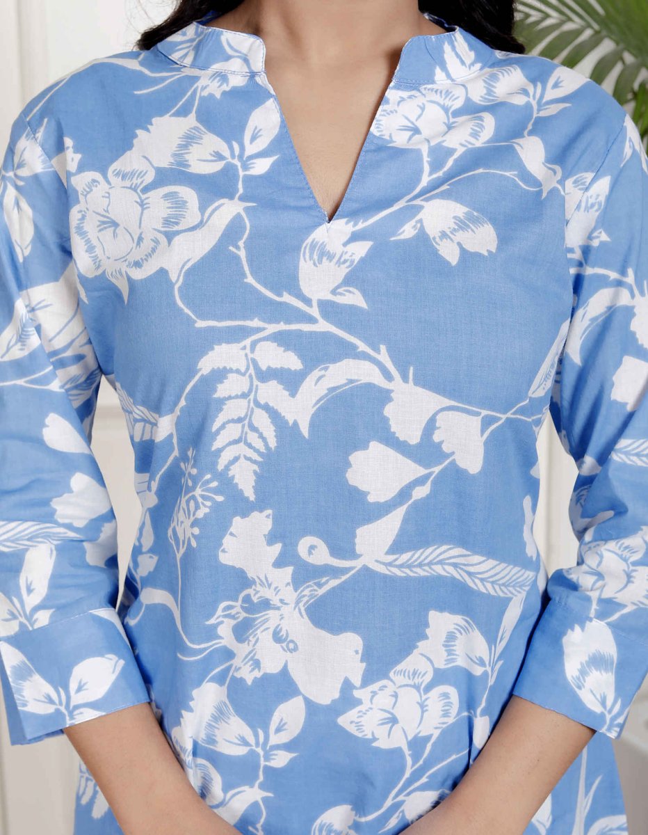 Pure Sanganeri Cotton Co - ord Set - Yanchi