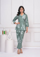Pure Sanganeri Cotton Co - ord Set - Yanchi