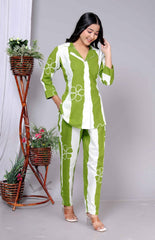 Pure Sanganeri Cotton Co - ord Set - Yanchi