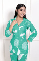 Pure Sanganeri Cotton Co - ord Set - Yanchi