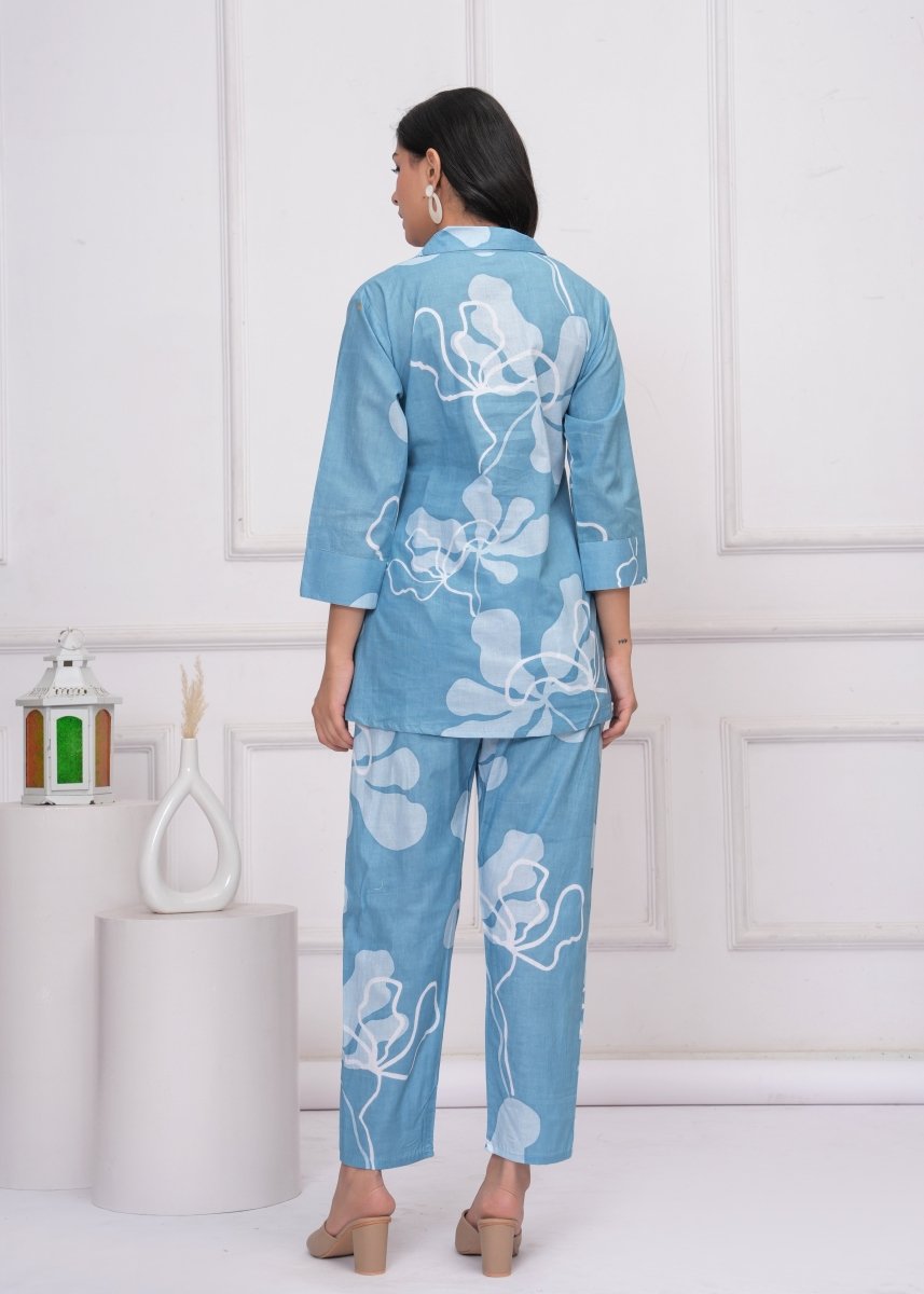 Pure Sanganeri Cotton Co - ord Set - Yanchi