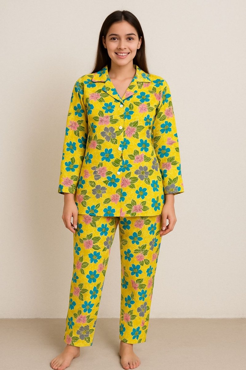 Pure Sanganeri Cotton Co - ord Set - Yanchi