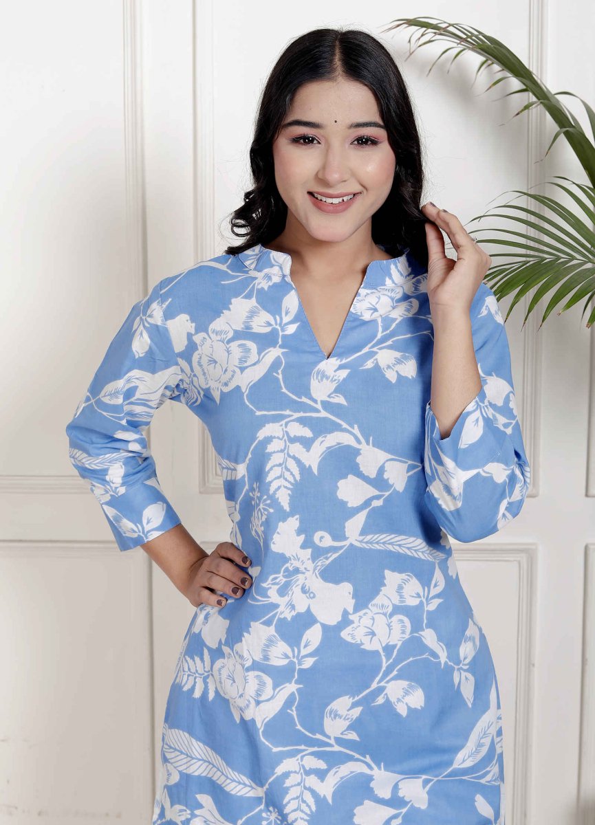 Pure Sanganeri Cotton Co - ord Set - Yanchi