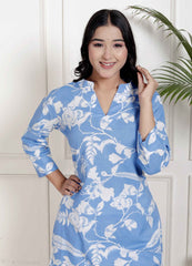 Pure Sanganeri Cotton Co - ord Set - Yanchi