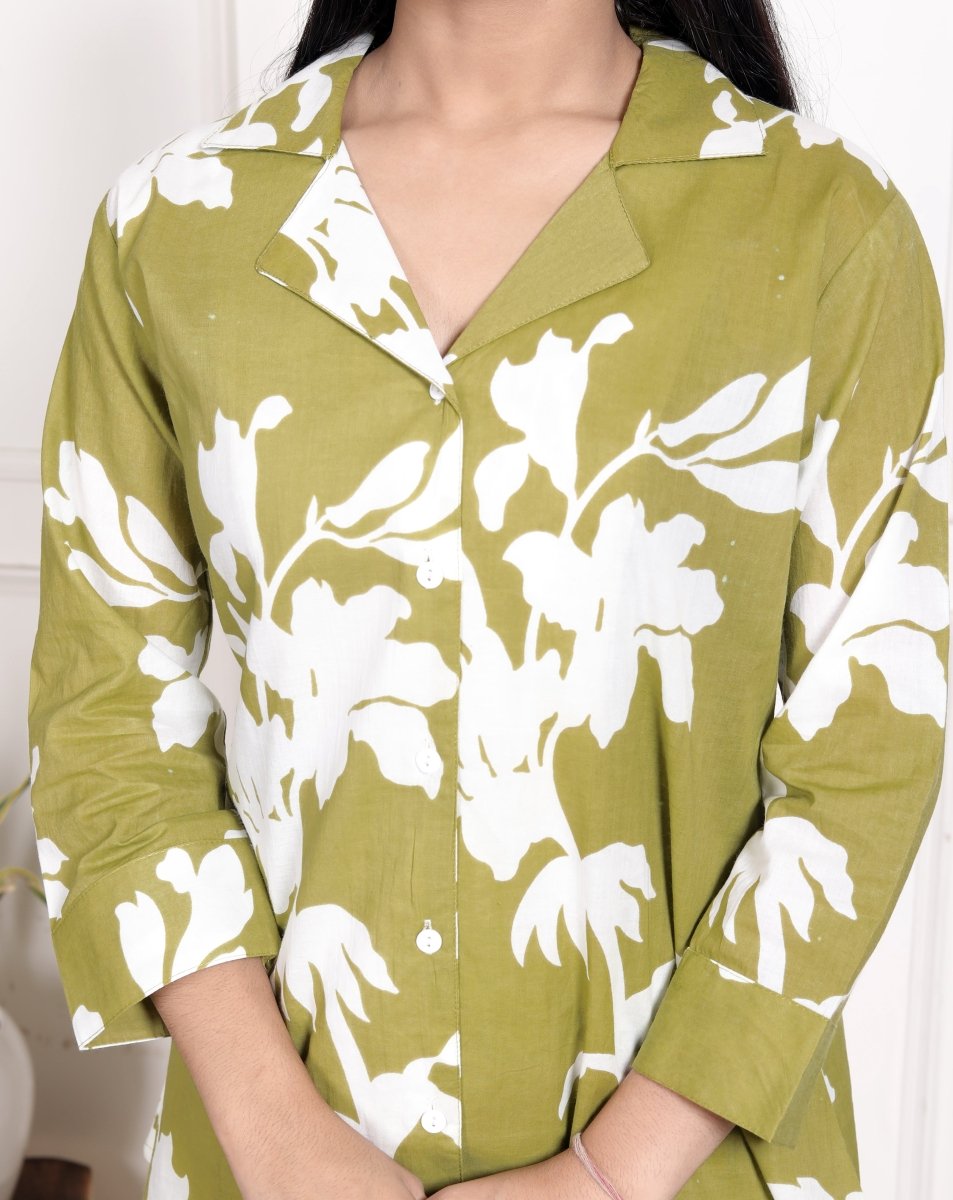 Pure Sanganeri Cotton Co - ord Set - Yanchi