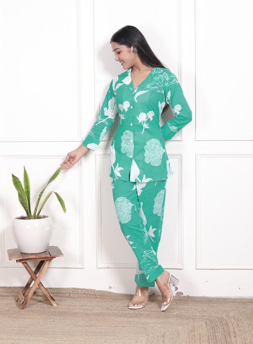 Pure Sanganeri Cotton Co - ord Set - Yanchi