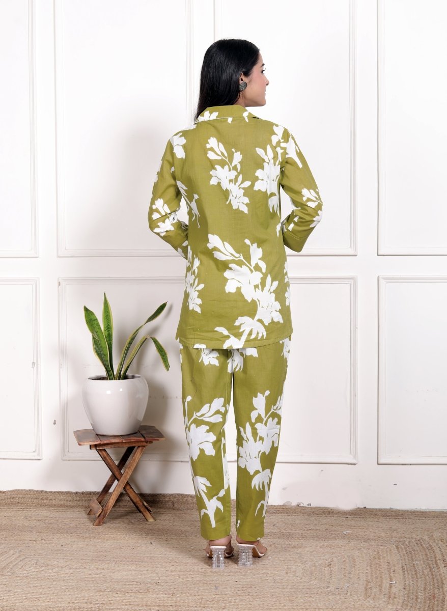 Pure Sanganeri Cotton Co - ord Set - Yanchi