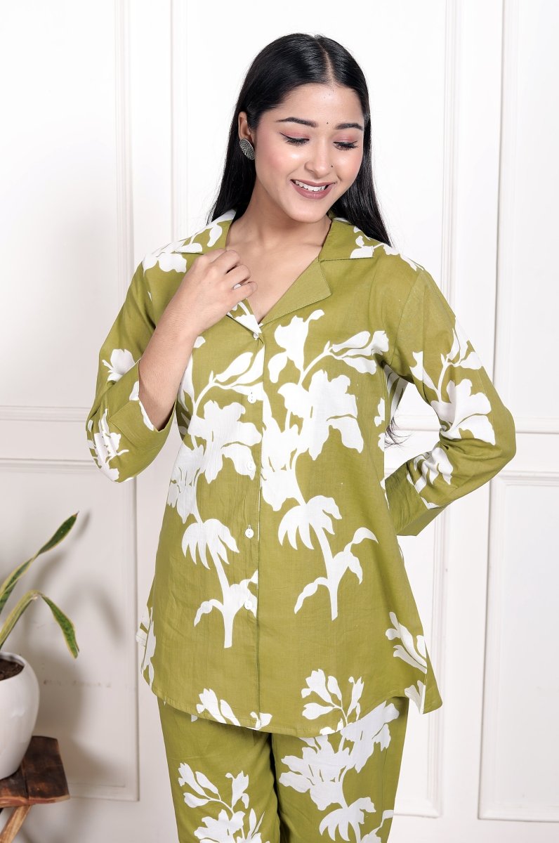 Pure Sanganeri Cotton Co - ord Set - Yanchi