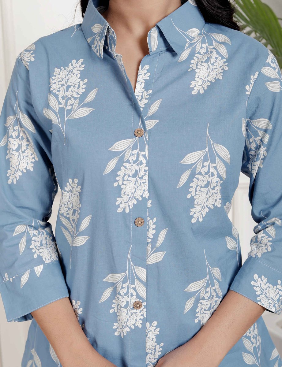 Pure Sanganeri Cotton Co - ord Set - Yanchi