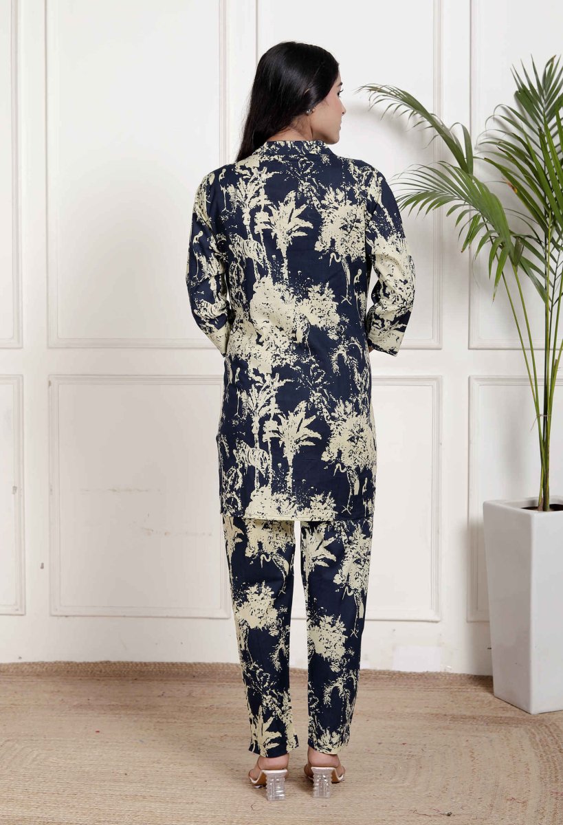 Pure Sanganeri Cotton Co - ord Set - Yanchi