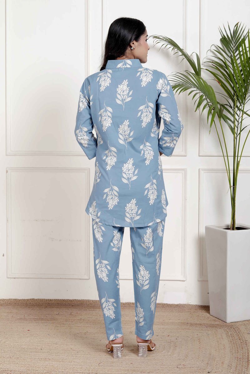 Pure Sanganeri Cotton Co - ord Set - Yanchi