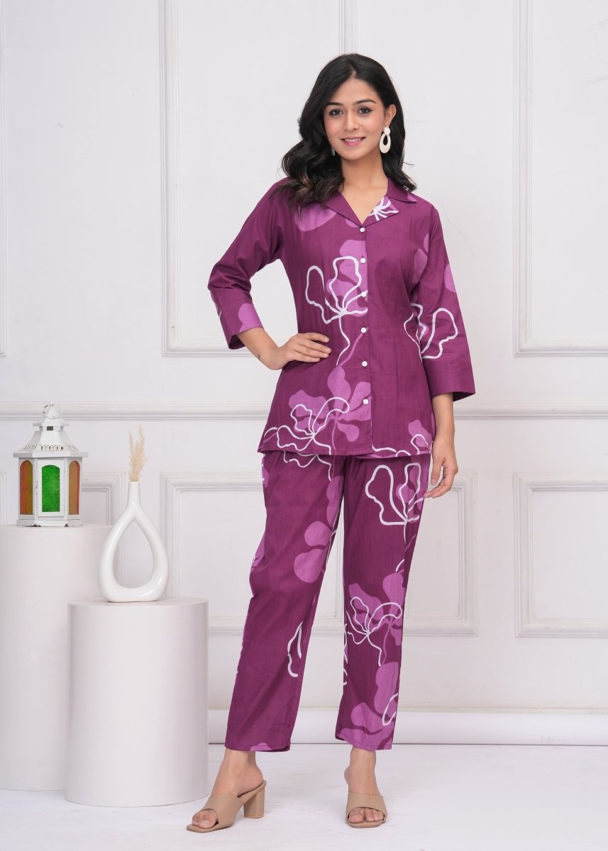 Pure Sanganeri Cotton Co - ord Set - Yanchi