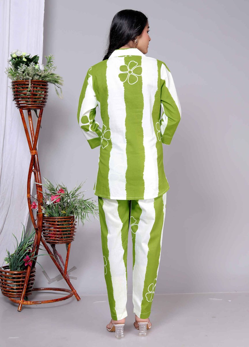 Pure Sanganeri Cotton Co - ord Set - Yanchi