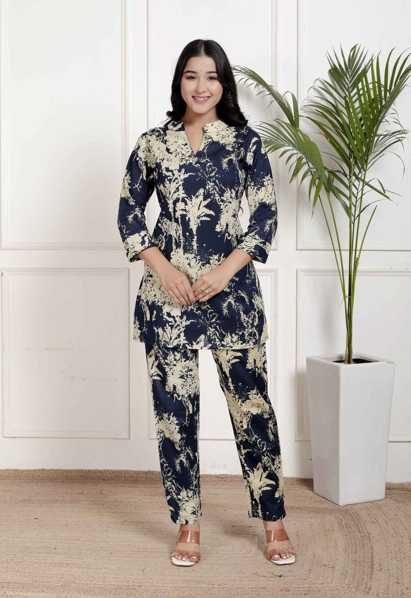 Pure Sanganeri Cotton Co - ord Set - Yanchi
