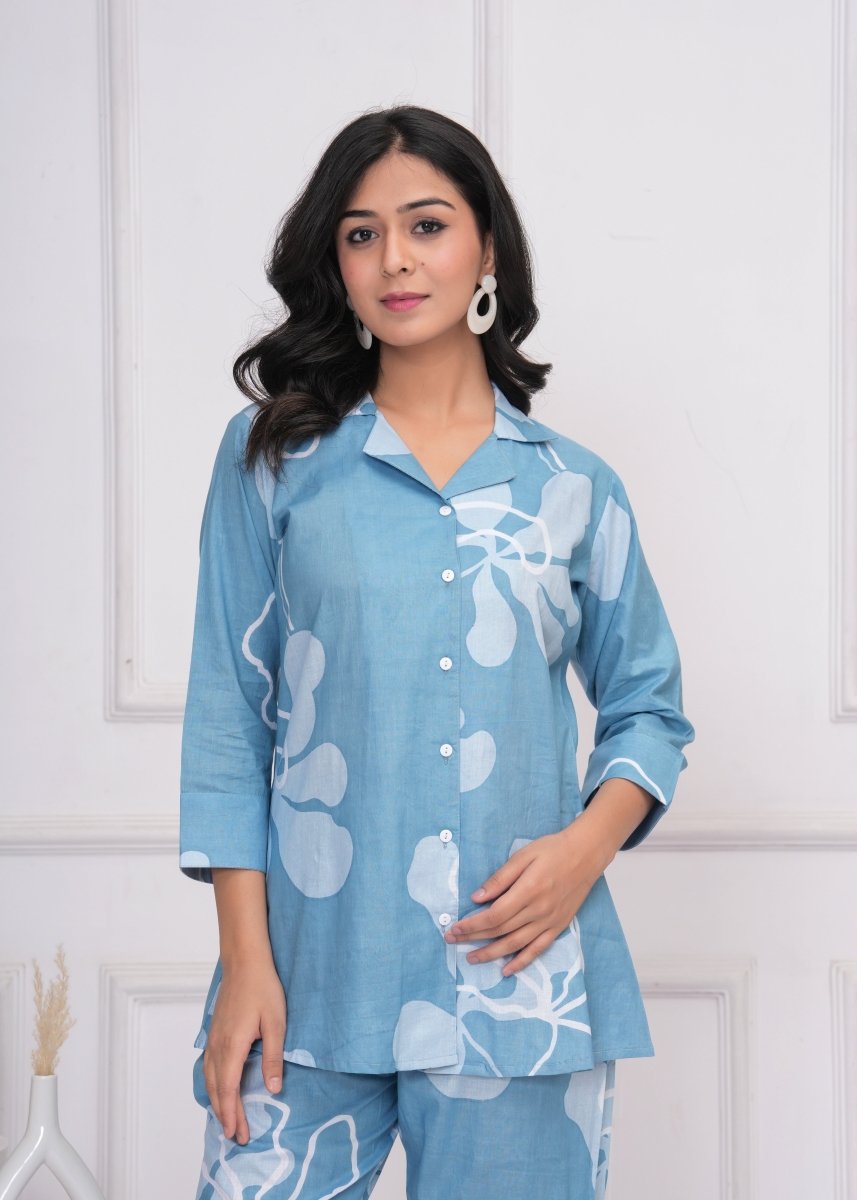 Pure Sanganeri Cotton Co - ord Set - Yanchi