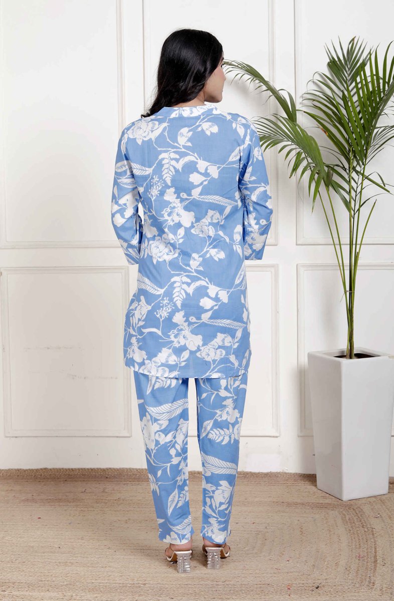 Pure Sanganeri Cotton Co - ord Set - Yanchi