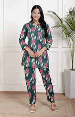 Pure Sanganeri Cotton Co - ord Set - Yanchi