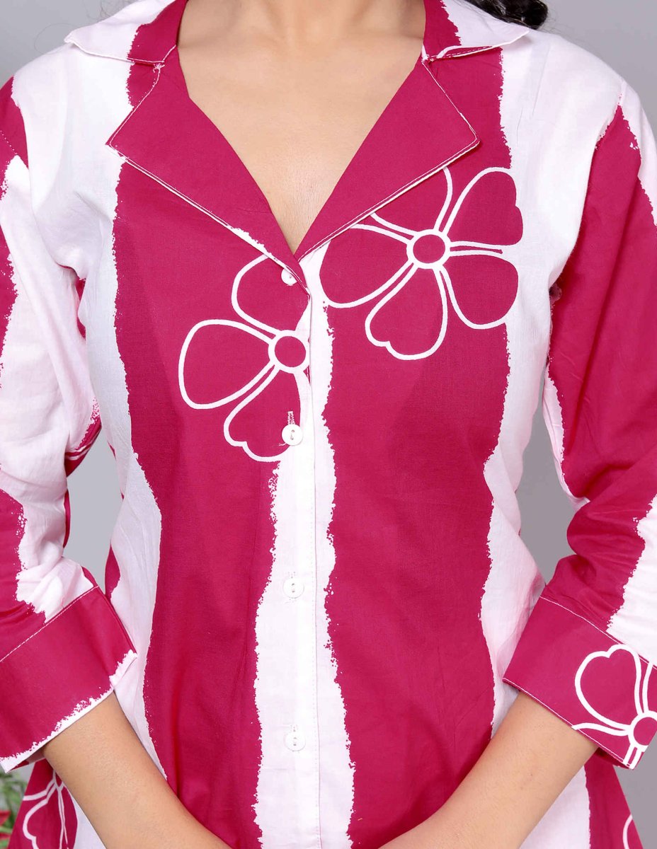 Pure Sanganeri Cotton Co - ord Set - Yanchi