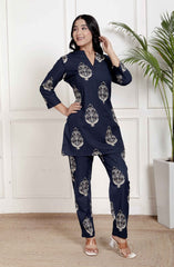 Pure Sanganeri Cotton Co - ord Set - Yanchi