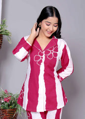 Pure Sanganeri Cotton Co - ord Set - Yanchi