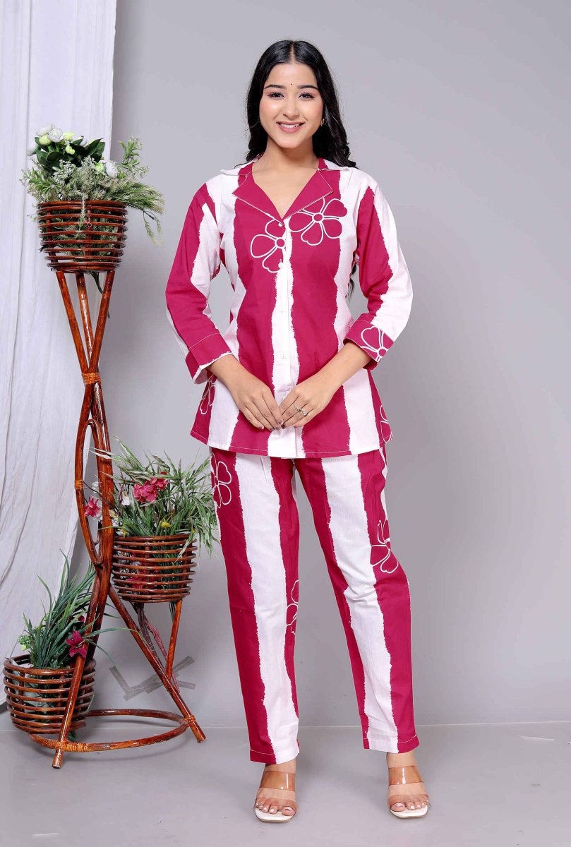 Pure Sanganeri Cotton Co - ord Set - Yanchi