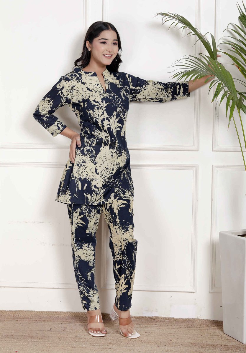 Pure Sanganeri Cotton Co - ord Set - Yanchi