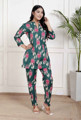 Pure Sanganeri Cotton Co - ord Set - Yanchi