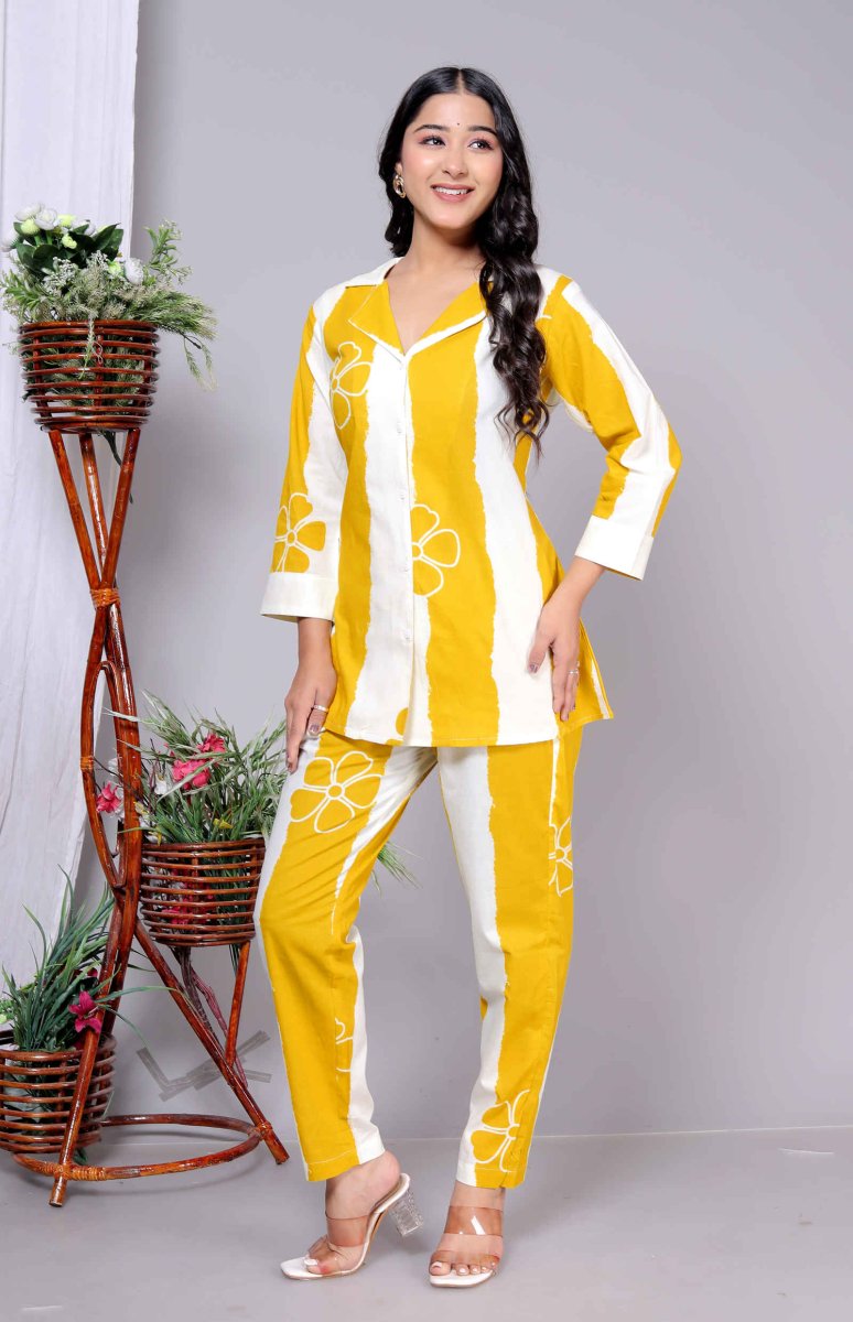 Pure Sanganeri Cotton Co - ord Set - Yanchi