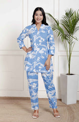 Pure Sanganeri Cotton Co - ord Set - Yanchi