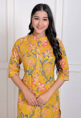 Pure Sanganeri Cotton Long Co - ord Set - Yanchi
