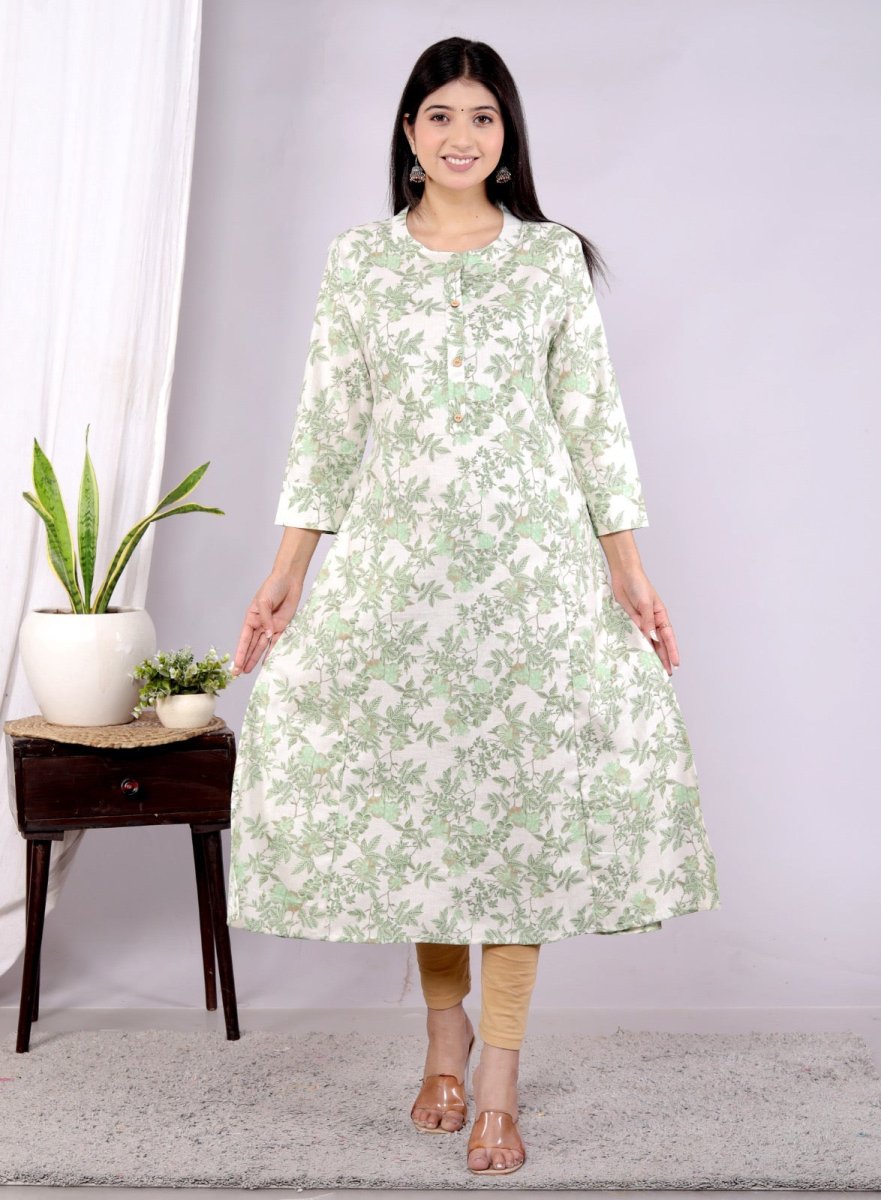 Pure Sanganeri Cotton Print Kurti - Yanchi