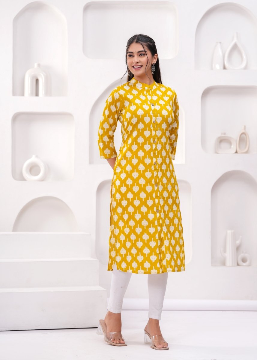 Pure Sanganeri Cotton Print Kurti - Yanchi