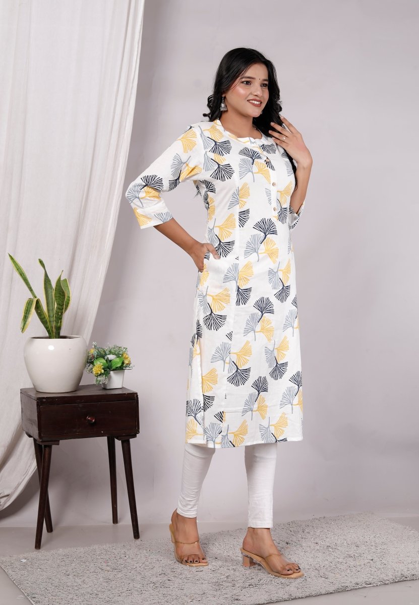 Pure Sanganeri Cotton Print Kurti - Yanchi