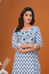 Pure Sanganeri Cotton Print Kurti - Yanchi