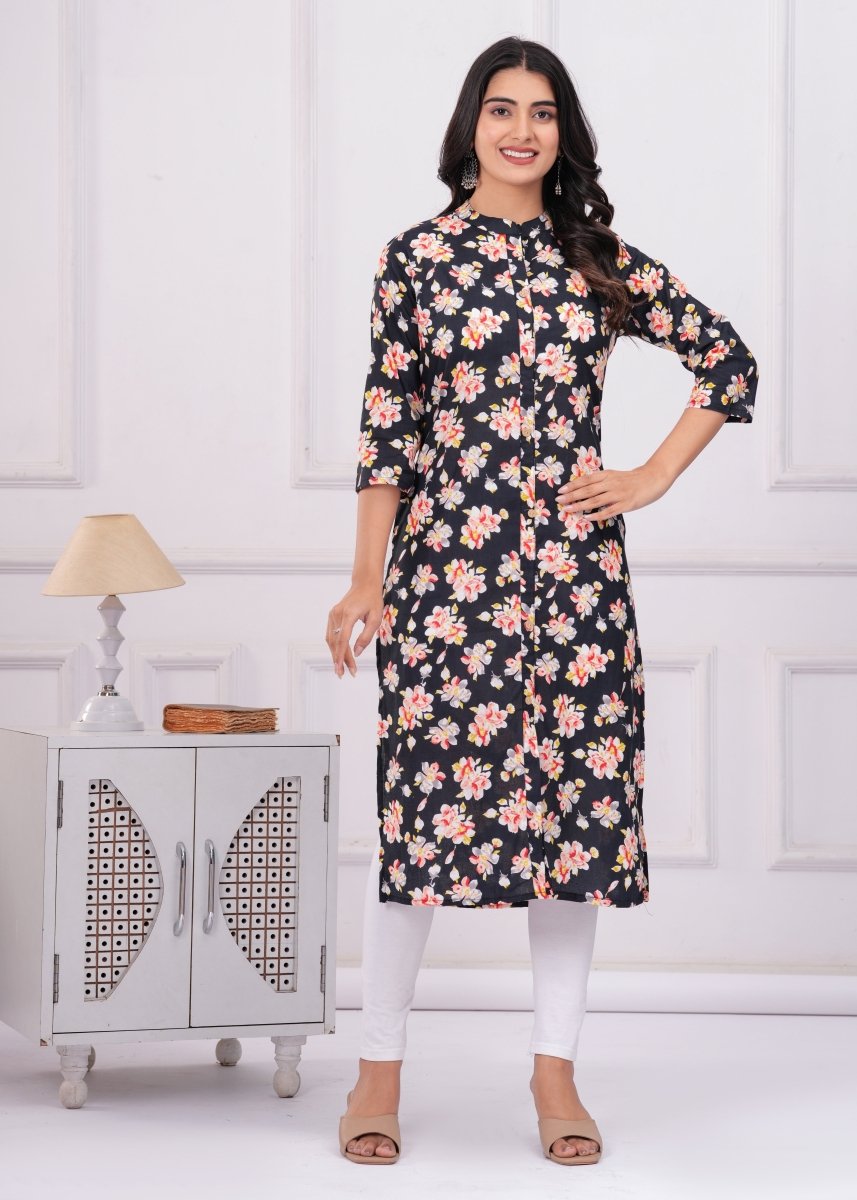 Pure Sanganeri Cotton Print Kurti - Yanchi