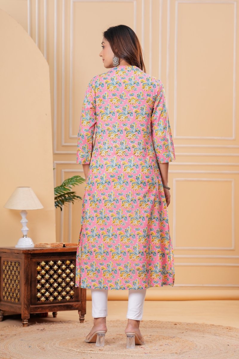 Pure Sanganeri Cotton Print Kurti - Yanchi