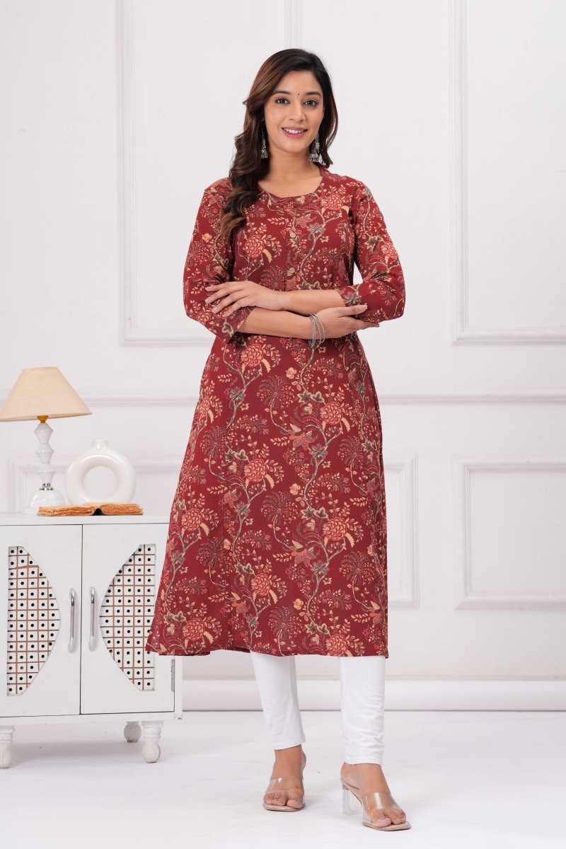 Pure Sanganeri Cotton Print Kurti - Yanchi