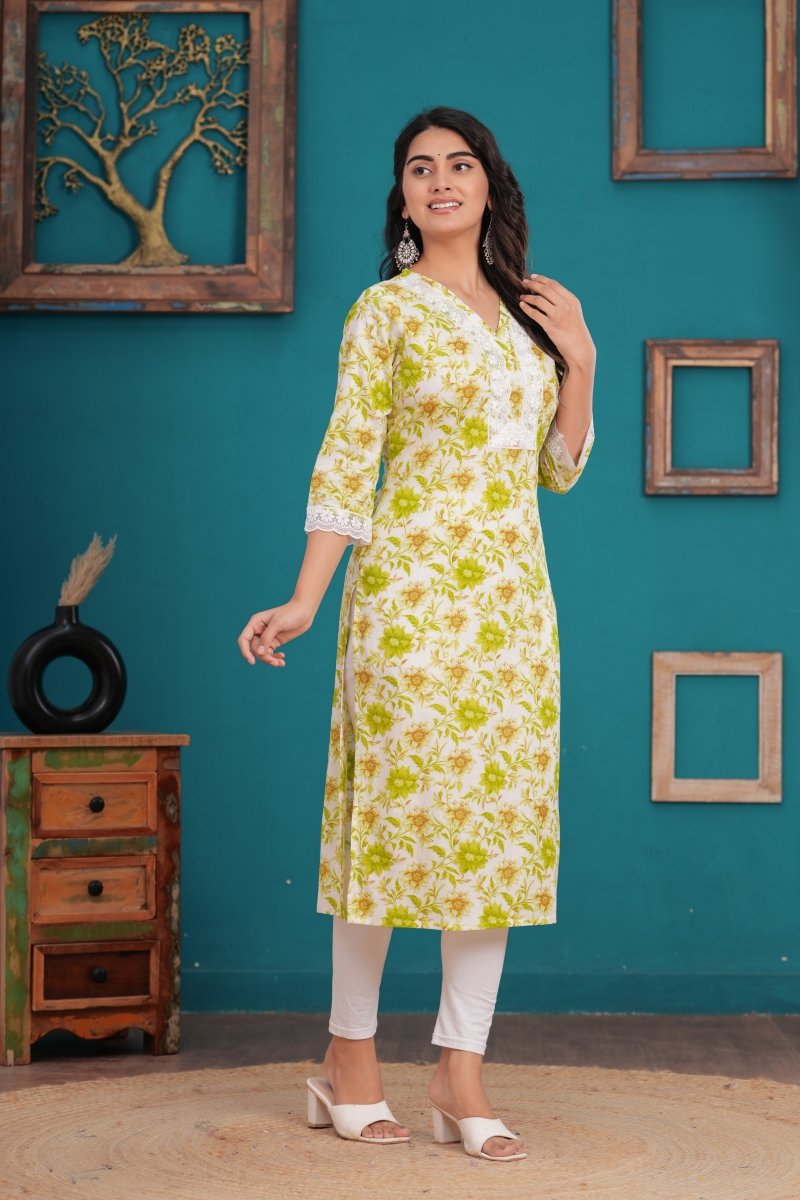 Pure Sanganeri Cotton Print Kurti - Yanchi