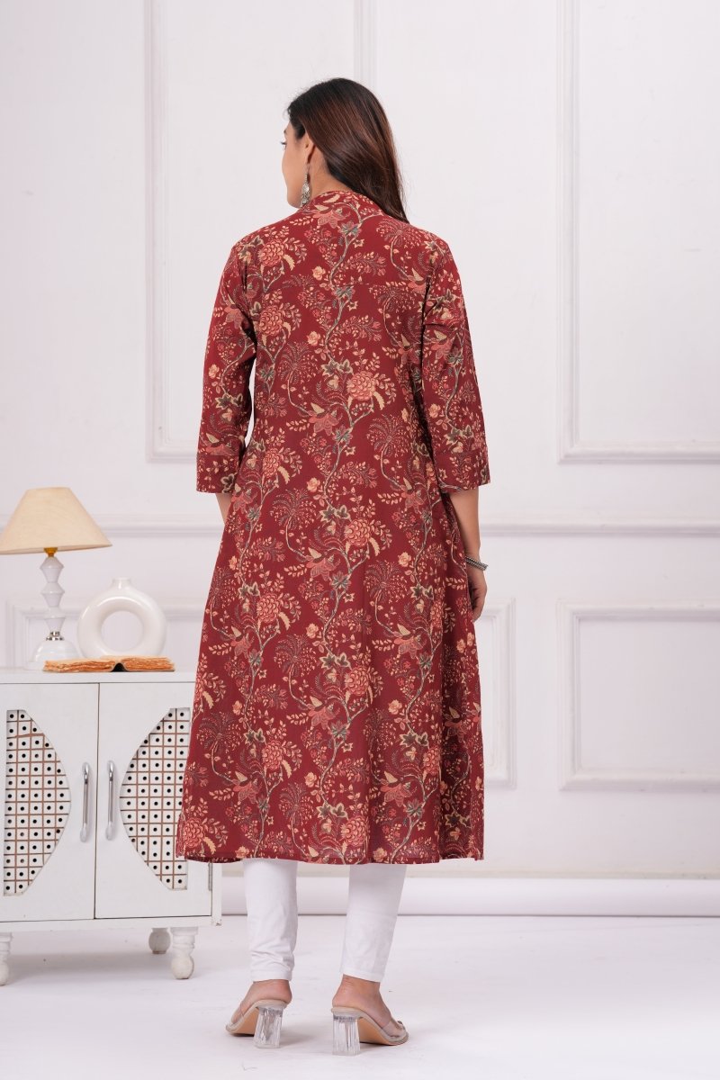 Pure Sanganeri Cotton Print Kurti - Yanchi