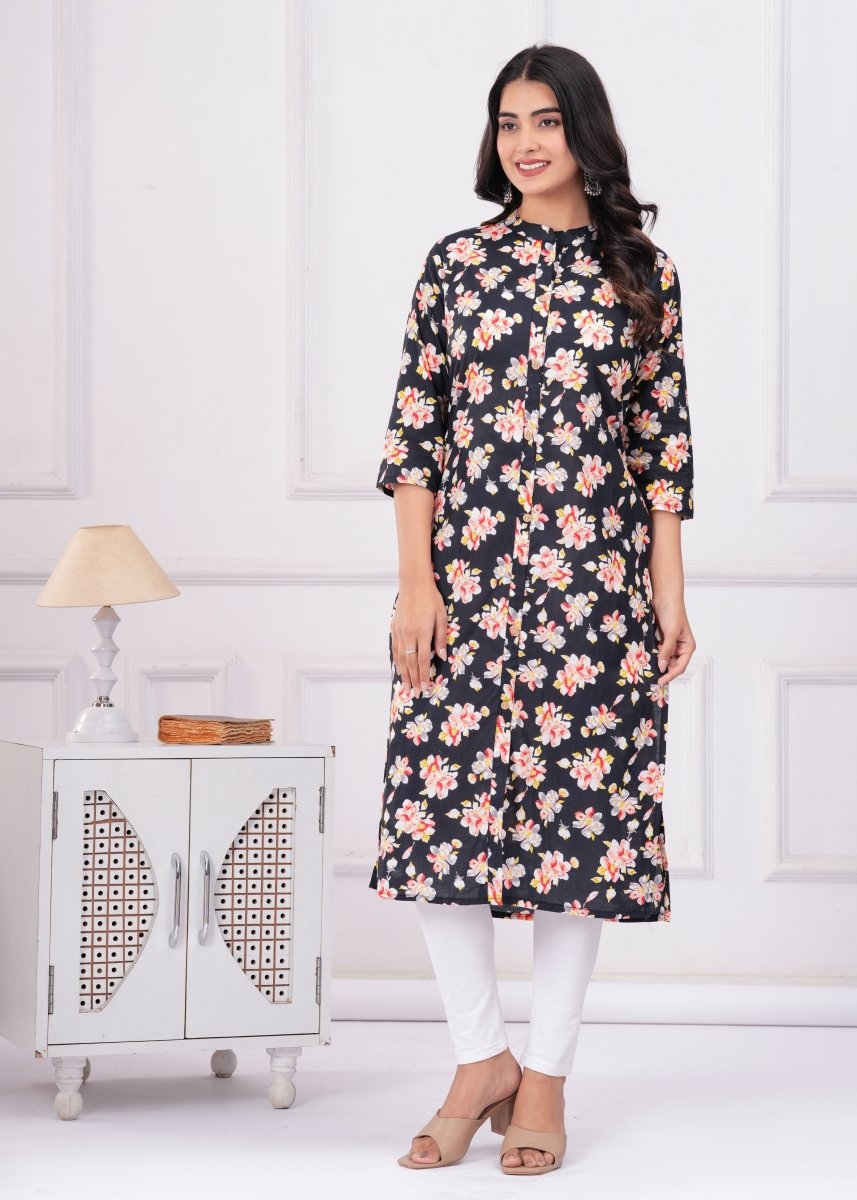 Pure Sanganeri Cotton Print Kurti - Yanchi