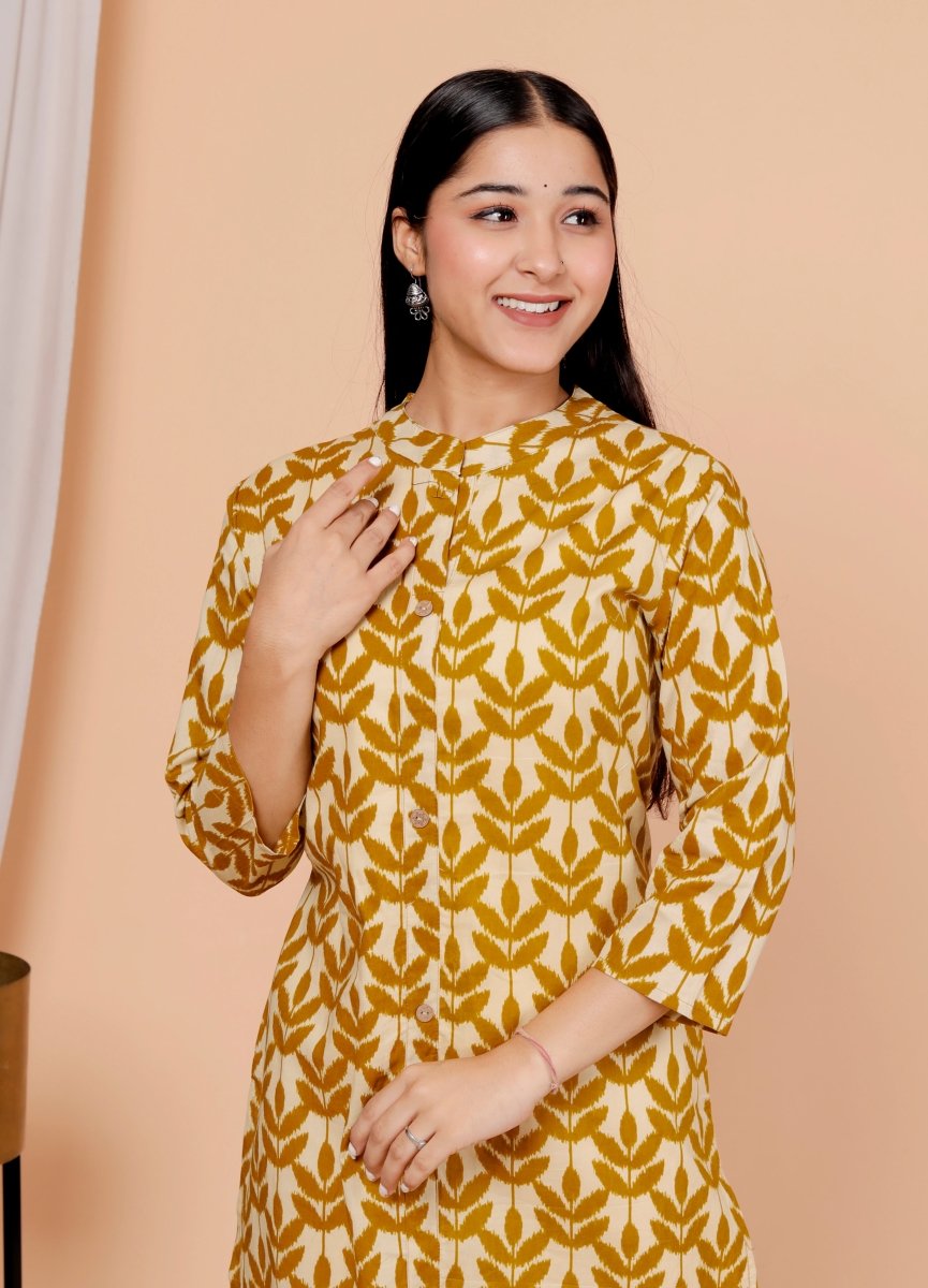 Pure Sanganeri Cotton Print Kurti - Yanchi