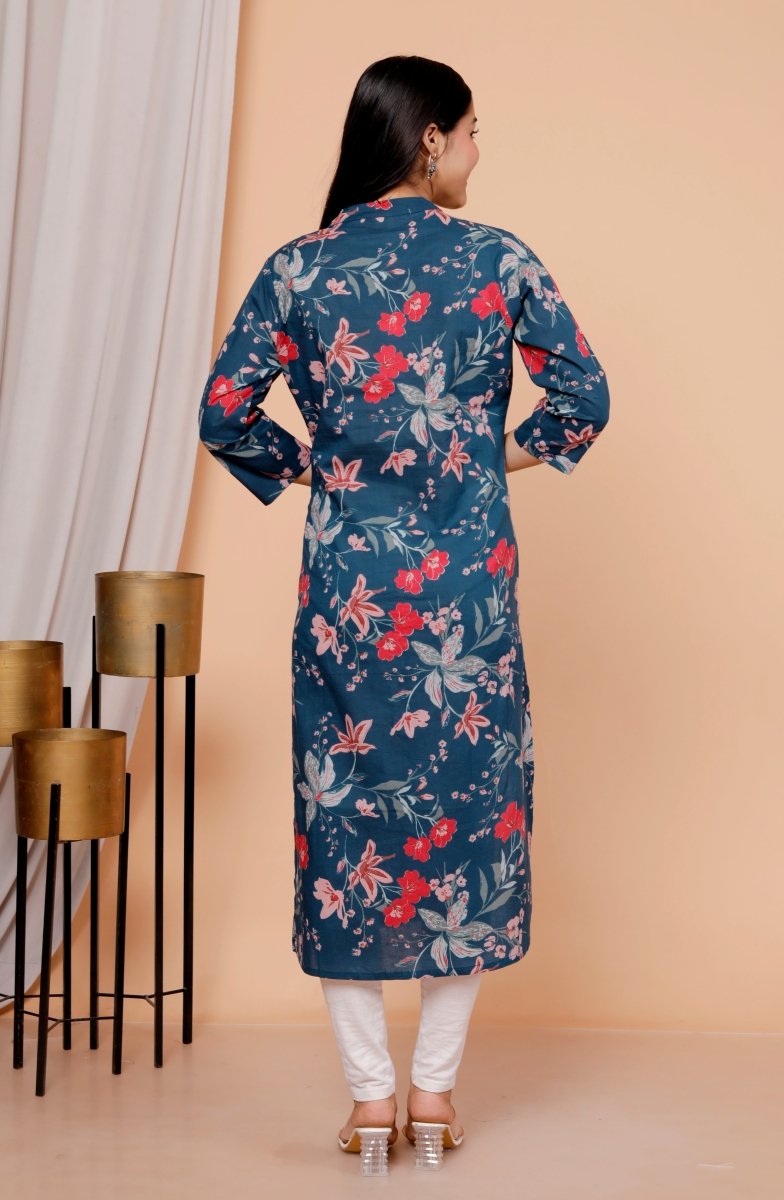 Pure Sanganeri Cotton Print Kurti - Yanchi