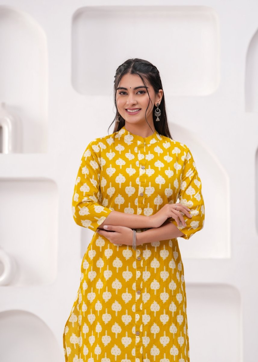 Pure Sanganeri Cotton Print Kurti - Yanchi